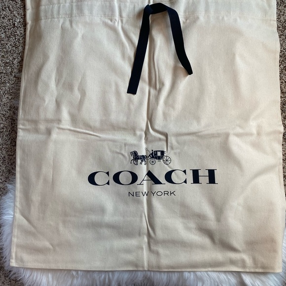 Coach Bags Coach Drawstring Dust Bag Gift Bag Storage Cover Bag 245 X 22 Extra Large New